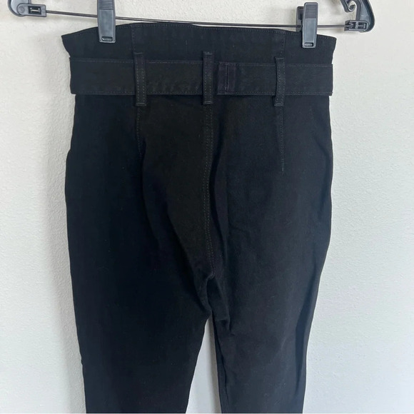 NWOT Reformation Yasmin High Waist Skinny Jeans Black Belted Denim Women’s 26 - Picture 6 of 12